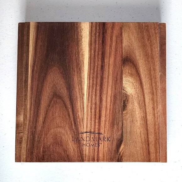 NEW La Cuisine Acacia Wood Cheese Board with Serving Set - Picture 2 of 9